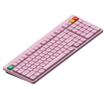 Klawiatura NuPhy Node 100 Low / Light Pink / Brown nano